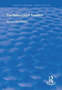 Cover image for The Italian Legal Tradition