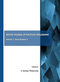 Cover image for Review Journal of Political Philosophy Volume 7, Issue Number 1