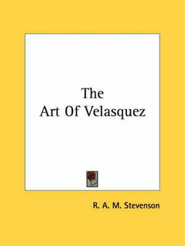 Cover image for The Art of Velasquez