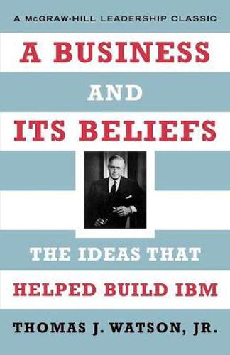 Cover image for A Business and Its Beliefs