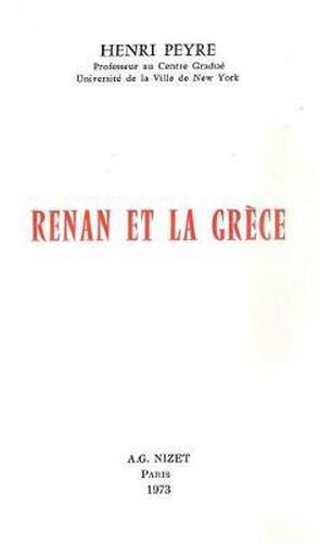 Renan Et La Grece