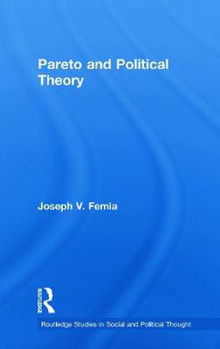 Cover image for Pareto and Political Theory