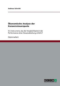 Cover image for Okonomische Analyse Der Konzernsteuerquote