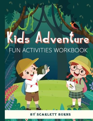 Cover image for Kids Adventure: Fun Activities Workbook Brain Games for Clever Kids Word Search, Mazes, Coloring, Sudoku and More! Activity Book for Kids