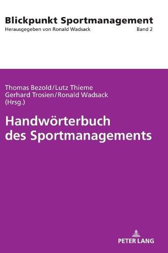 Cover image for Handwoerterbuch Des Sportmanagements