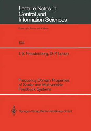 Cover image for Frequency Domain Properties of Scalar and Multivariable Feedback Systems