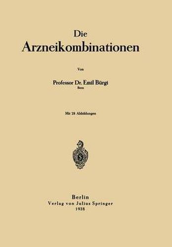 Cover image for Die Arzneikombinationen