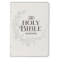 Cover image for KJV Bible Compact Large Print Faux Leather White