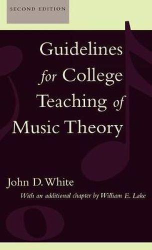 Cover image for Guidelines for College Teaching of Music Theory