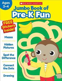Cover image for Jumbo Book of Pre-K Fun Workbook