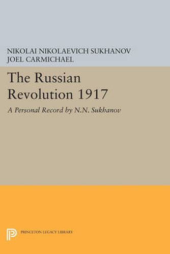 Cover image for The Russian Revolution 1917: A Personal Record by N.N. Sukhanov