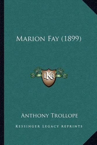 Cover image for Marion Fay (1899)