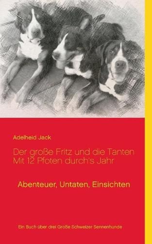 Cover image for Der grosse Fritz und die Tanten - Mit 12 Pfoten durch's Jahr: Abenteuer, Untaten, Einsichten