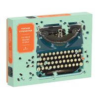 Cover image for Just My Type: Vintage Typewriter 750 Piece Shaped Puzzle