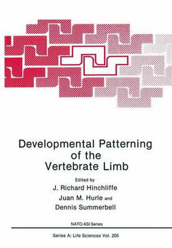 Cover image for Developmental Patterning of the Vertebrate Limb