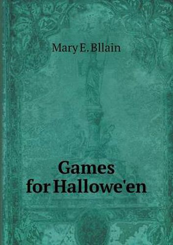 Games for Hallowe'en