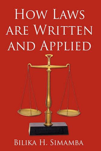 Cover image for How Laws Are Written and Applied