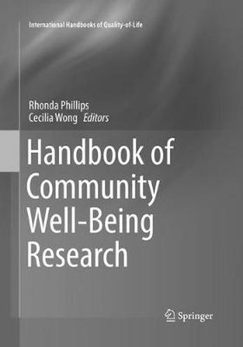 Handbook of Community Well-Being Research