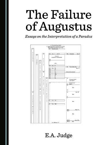 Cover image for The Failure of Augustus: Essays on the Interpretation of a Paradox