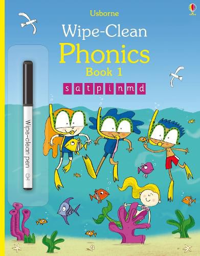 Cover image for Wipe-clean Phonics book 1