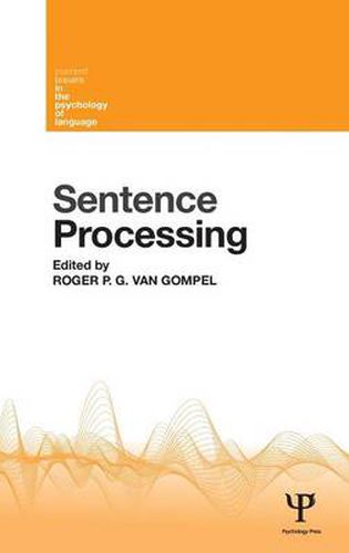 Cover image for Sentence Processing