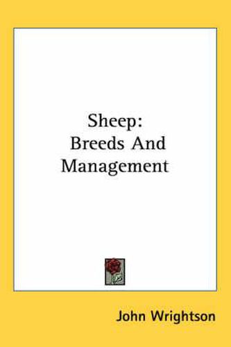 Cover image for Sheep: Breeds and Management