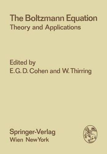 Cover image for The Boltzmann Equation: Theory and Applications