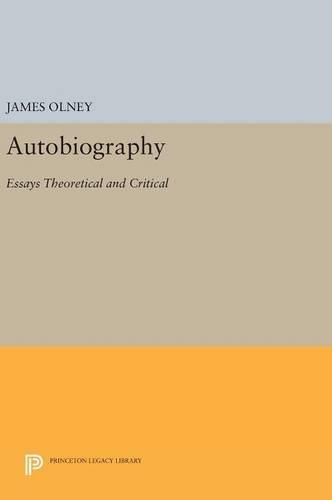 Cover image for Autobiography: Essays Theoretical and Critical