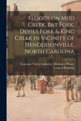 Cover image for Floods on Mud Creek, Bat Fork, Devils Fork & King Creek in Vicinity of Hendersonville, North Carolina