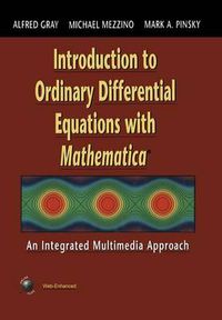 Cover image for Introduction to Ordinary Differential Equations with Mathematica: An Integrated Multimedia Approach