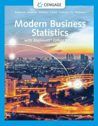 Cover image for Modern Business Statistics with Microsoft (R) Excel (R)