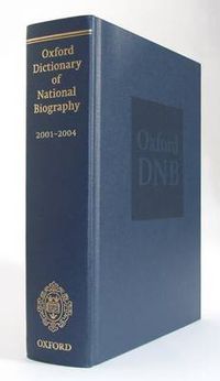 Cover image for Oxford Dictionary of National Biography 2001-2004