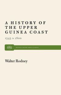 Cover image for A History of the Upper Guinea Coast, 1545-1800