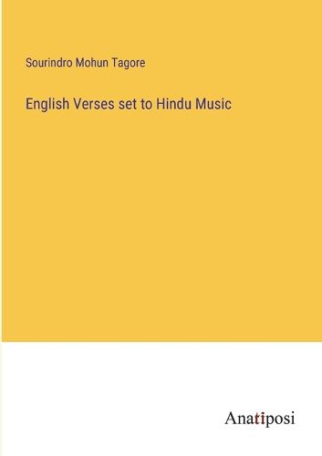 Cover image for English Verses set to Hindu Music