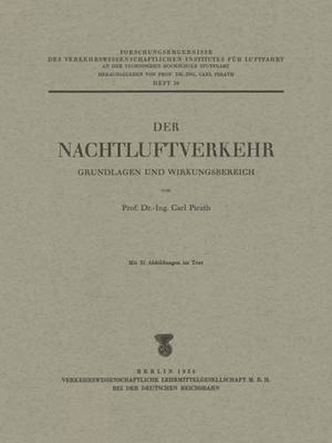 Cover image for Der Nachtluftverkehr: Grundlagen Und Wirkungsbereich
