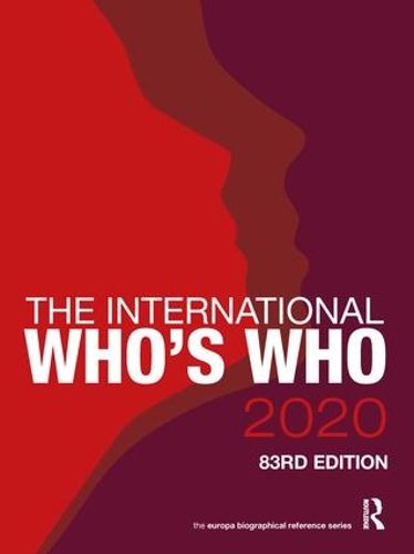 Cover image for The International Who's Who 2020