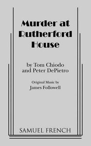 Cover image for Murder at Rutherford House