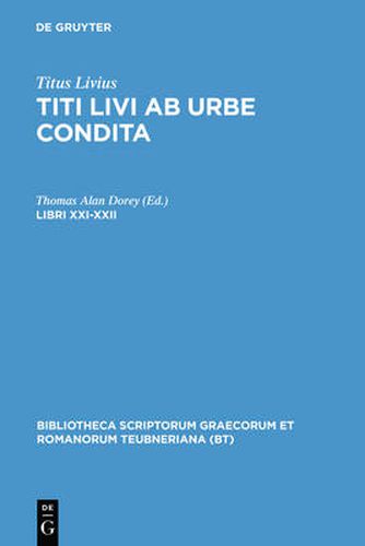 Cover image for AB Urbe Condita, Libri Xxi-Xx CB