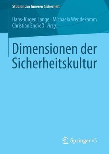 Cover image for Dimensionen der Sicherheitskultur