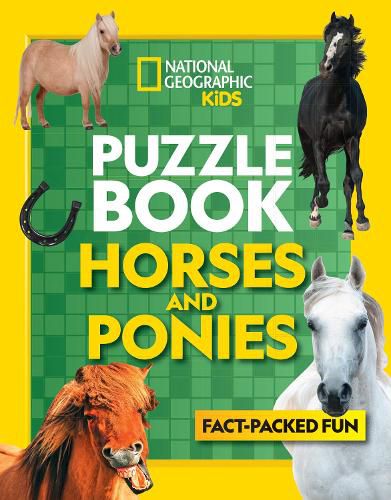 Cover image for Puzzle Book Horses and Ponies: Brain-Tickling Quizzes, Sudokus, Crosswords and Wordsearches