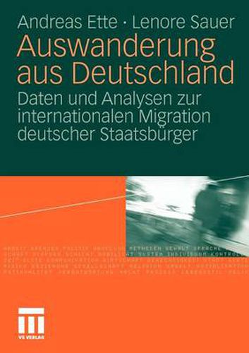 Cover image for Auswanderung Aus Deutschland: Daten Und Analysen Zur Internationalen Migration Deutscher Staatsburger