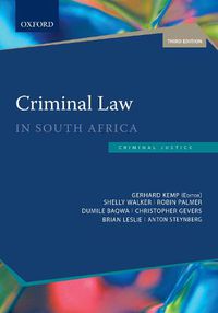 Cover image for Criminal Law in South Africa