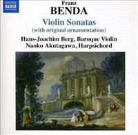 Cover image for Benda Violin Sonatas