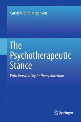 Cover image for The Psychotherapeutic Stance