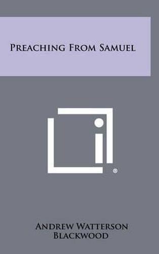 Cover image for Preaching from Samuel