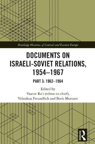 Cover image for Documents on Israeli-Soviet Relations, 1954-1967