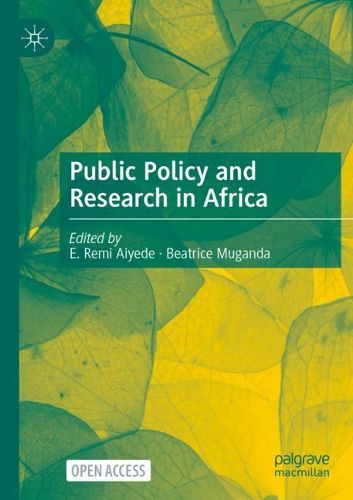 Cover image for Public Policy and Research in Africa