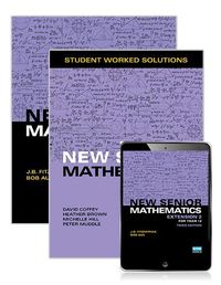 Cover image for New Senior Mathematics Extension 2 Year 12 Student Book, eBook and Student Worked Solutions Book