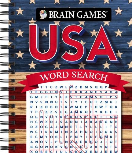 Cover image for Brain Games - USA Word Search (#7)