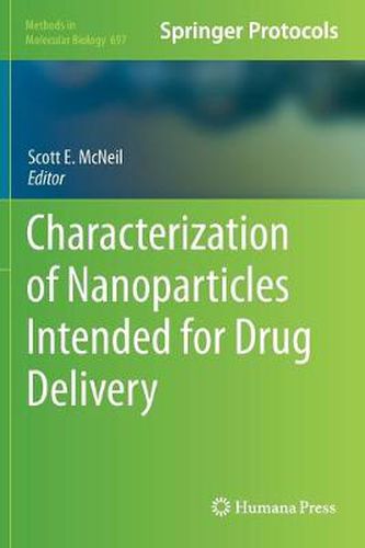 Cover image for Characterization of Nanoparticles Intended for Drug Delivery